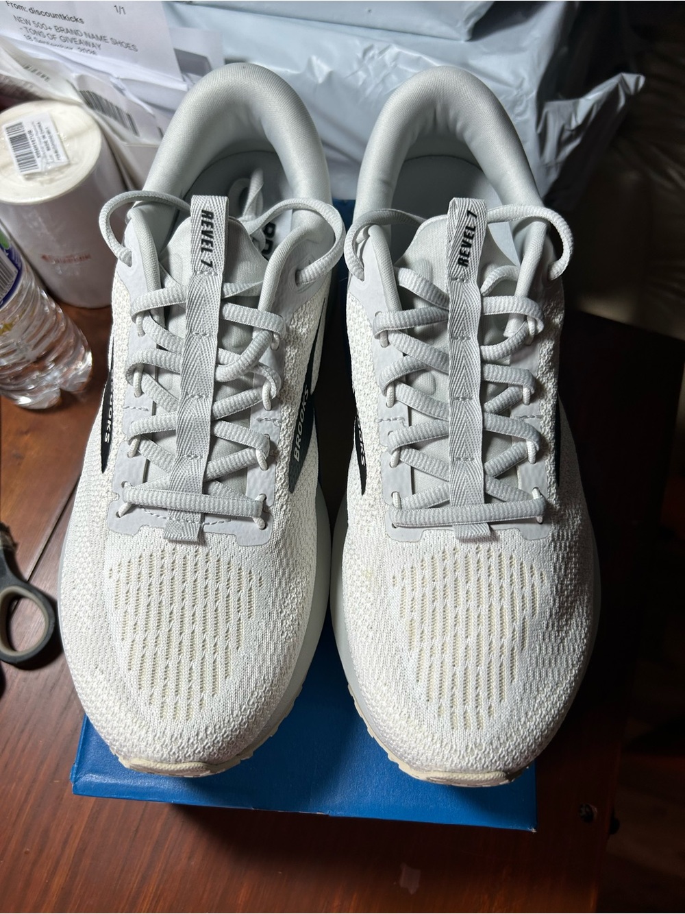 Brooks Revel 7 Men's White Athletic Running Shoes